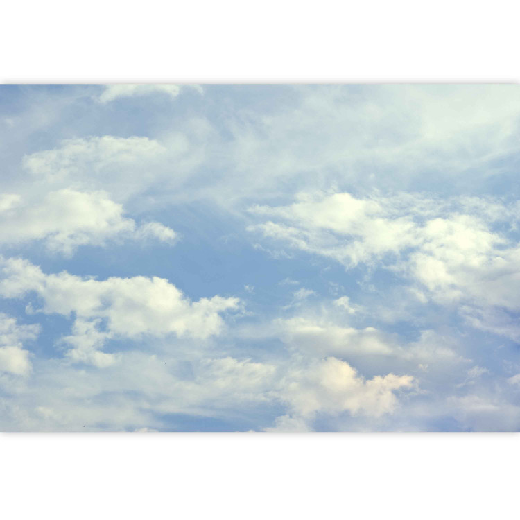 Fototapet Huvudet bland molnen - landskapets blå färg med vita moln 59854 additionalImage 3