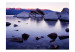 Fototapet Lake Tahoe - Sjölandskap med klart vatten och stenar med berg som bakgrund av Sierra Nevada, USA 60255 additionalThumb 1