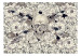 Fototapet Mörker - svartvit fantasi med dödskalle på vit bakgrund med fåglar 59726 additionalThumb 1