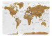 Fototapet World Map: White Oceans 94377 additionalThumb 1