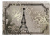 Fototapet Vintage Paris - gold 61097 additionalThumb 1