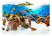 Fototapet Korallrev - en värld av färgglada fiskar och sköldpaddor under vattnet 59998 additionalThumb 1