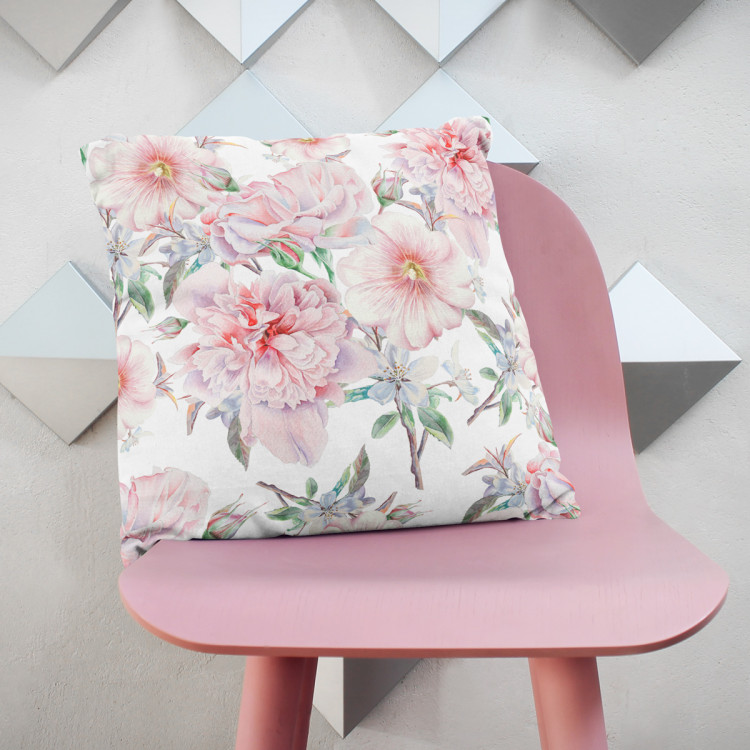 Mikrofiberkudda Spring beauty - a subtle floral composition in cottagecore style cushions 146809 additionalImage 5