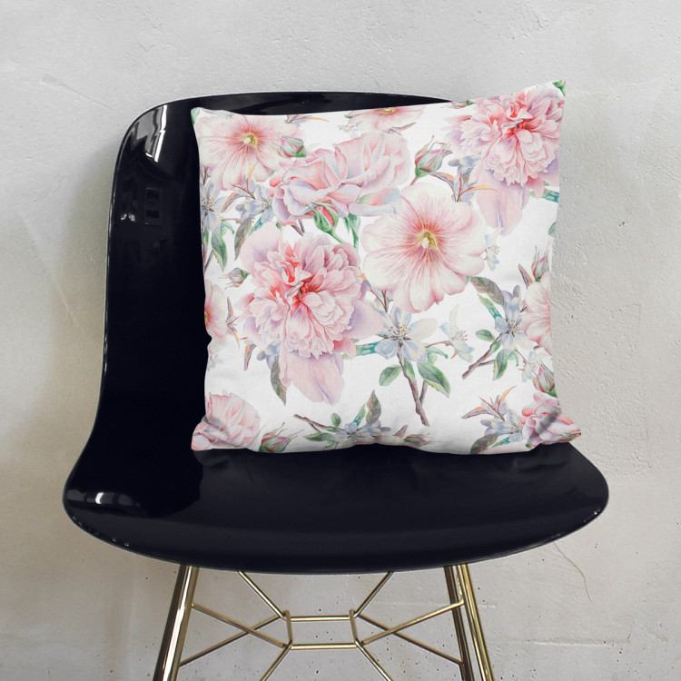 Mikrofiberkudda Spring beauty - a subtle floral composition in cottagecore style cushions 146809 additionalImage 6