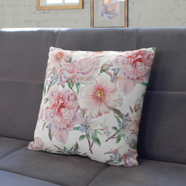 Mikrofiberkudda Spring beauty - a subtle floral composition in cottagecore style cushions 146809 additionalImage 3