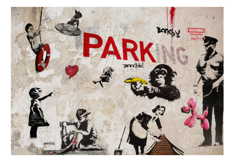 Fototapet [Banksy] Graffiti Collage 65709 additionalImage 1