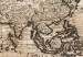 Fototapet Nova Orbis Tabula - retro världskarta med figurer på träbakgrund 67029 additionalThumb 3