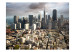 Fototapet Stadsarkitektur - skyskrapor i San Francisco, USA med moln 59749 additionalThumb 1