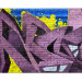 Fototapet Street art - graffiti - stads-mural med mönster på en tegelvägg 60549 additionalThumb 3