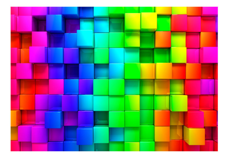 Fototapet Colourful Cubes 61949 additionalImage 1