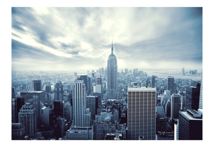 Fototapet Blå New York - stadens arkitektur med Empire State Building 61559 additionalImage 1